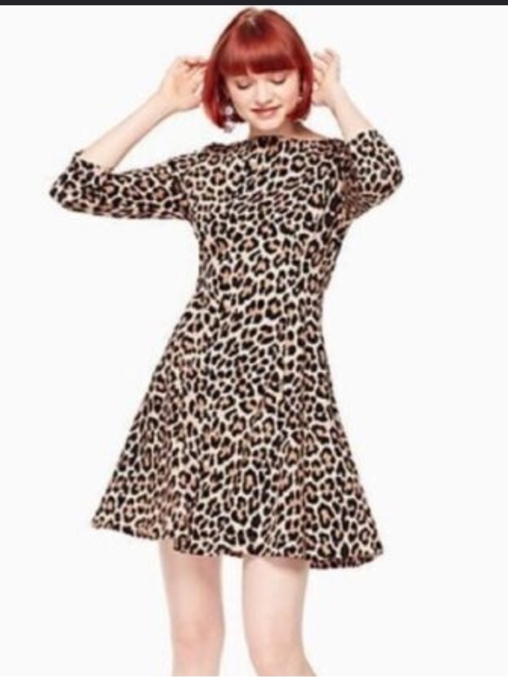 Kate Spade Leopard Ponte Dress in Run Wild